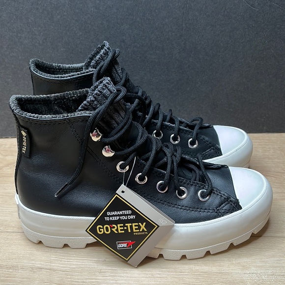 CONVERSE Gore-Tex Waterproof Lugged High Top Womens Size 6 1/2 US - Picture 2 of 8